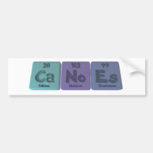 Canoes-Ca-No-Es-Calcium-Nobelium-Einsteinium.png Bumper Stickers