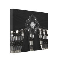 Canvas Artwork with faux jewels and gems Stretched Canvas Prints