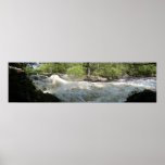 Canvas  Panoramic of Grand Falls, Grand Falls ME. Poster