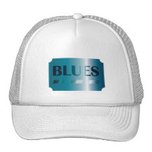 cap - hat BLUES print (blue) Trucker Petten