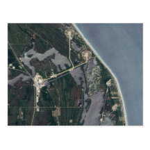 Cape Canaveral Aerial Shot Post Card