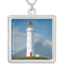 Cape Egmont Lighthouse and Mt Taranaki/Mt Custom Necklace