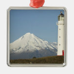 Cape Egmont Lighthouse and Mt Taranaki / Mt Christmas Ornaments
