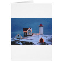 Cape Neddick Light Maine Card