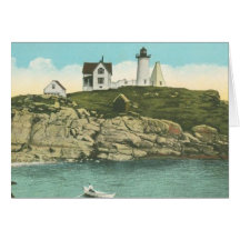 Cape Neddick Lighthouse Greeting Card