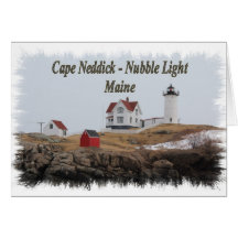 Cape Neddick - Nubble Light Greeting Card