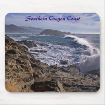 Cape Sebastian Waves Mousepad
