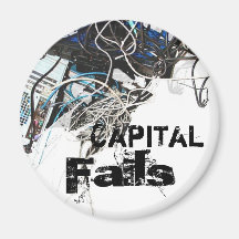 Capital Fails Button Magnet