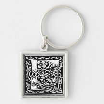 Capital Letter F Keychain