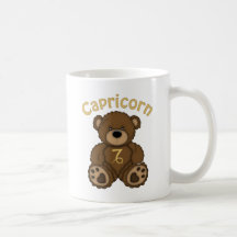 CAPRICORN Astrology Zodiac Teddy Bear Tees, Gifts Mug
