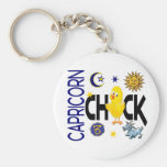Capricorn Chick 1 Key Chains