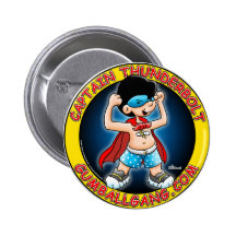 Captain Thunderbolt insignia Button