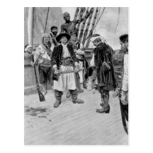 Captain Tongrelow Took the Biggest, illustration Post Cards