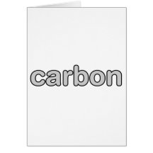 Carbon Clothing Greeting Cards