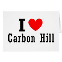 Carbon Hill, Alabama City Design Greeting Card