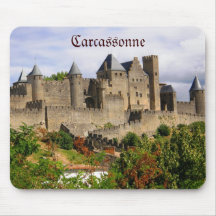 Carcassonne fortress in France Mousemats