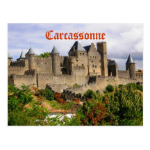 Carcassonne fortress in France Post Cards