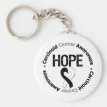 Carcinoid Cancer HOPE Key Chains