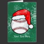 Card - Baseball Christmas cards