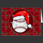 Card - Decorative Santa Baseball cards