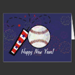 Card - Happy New Year Baseball cards