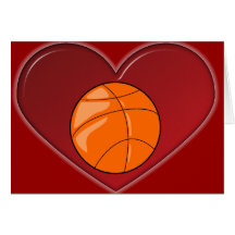 Card - Heart Basketball