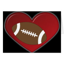 Card - Heart Football
