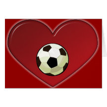 Card - Heart Soccer