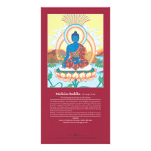 CARD Medicine Buddha - with explanation Custom Photo Card