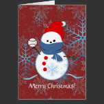 Card - Snowman Baseball cards