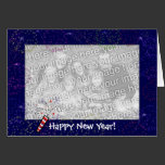 Card Template - New Year Fireworks cards