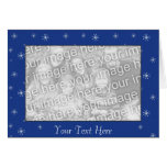 Card Template - Snowflakes