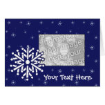 Card Template - Snowflakes