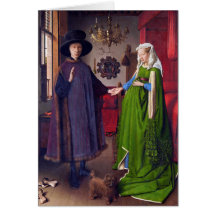Card: Wedding Portrait by Jan Van Eyck