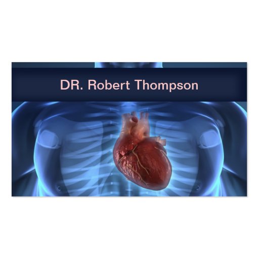 Cardiologist / Cardiology / Cardiosurgeons Card Business Card