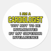 Cardiologist...Superior Intelligence Sticker