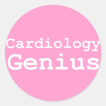 Cardiology Genius Gifts Sticker