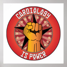 Cardiology Is Power Print