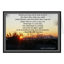 CARDS & NOTELETS - R W Emerson Quote
