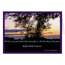 CARDS & NOTELETS - R W Emerson Quote