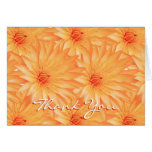 Cards template - customisable orange lillies