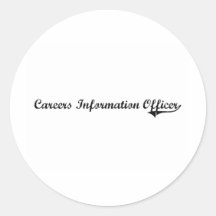 Careers Information Officer Professional Job Stickers