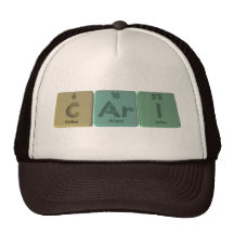 Cari as Carbon Argon Iodine Mesh Hat
