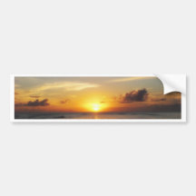 Caribbean Sunrise Bumper Sticker