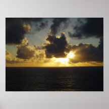 Caribbean Sunrise Poster