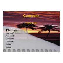 Caribbean Travel Business Card