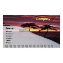 Caribbean Travel Business Card