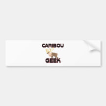 Caribou Geek Bumper Stickers