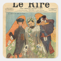 Caricature of Joseph Reinach Stickers