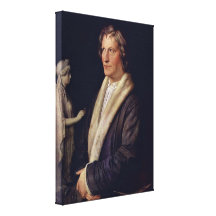 Carl Joseph Begas - Sculptor Bertel Thorvaldsen Canvas Prints